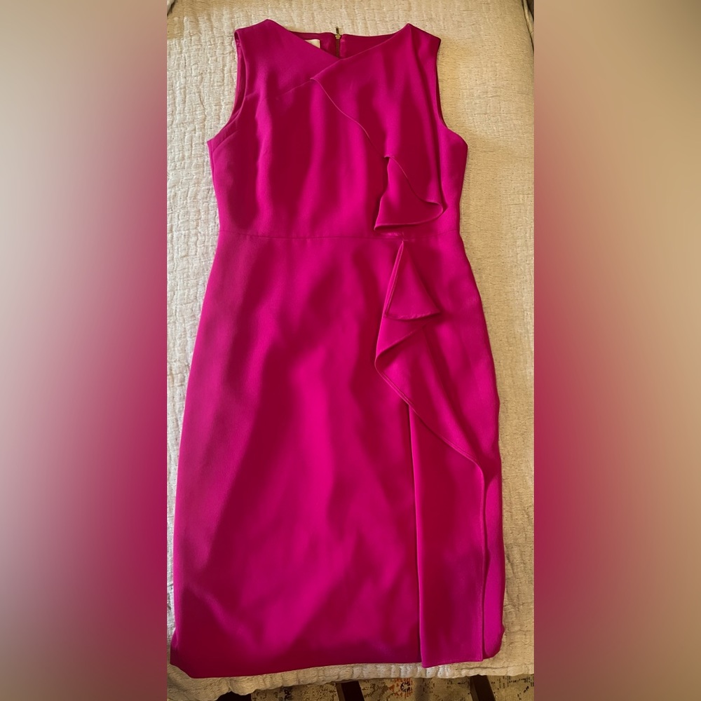 Bright pink Hobbs dress